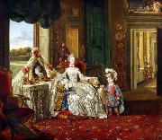 Johann Zoffany Queen Charlotte at her Dressing Table (mk25) Spain oil painting artist